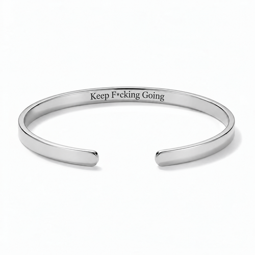 Keep F*cking Going Bracelet | Empowerment Jewelry for Women  Jewelry