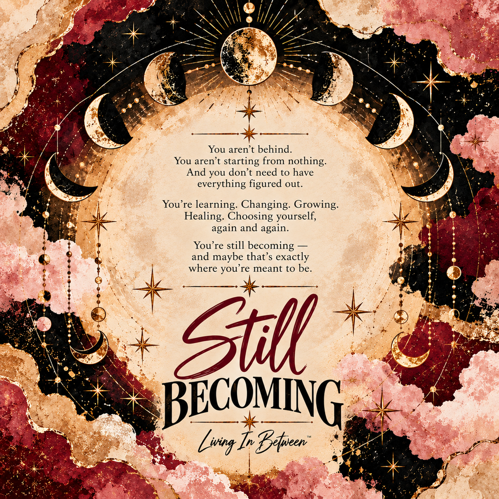 Still Becoming — Moon Phase Necklace  Womens Empowerment Necklace
