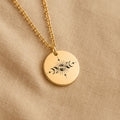 Still Becoming — Moon Phase Necklace  Upload Your Own Design